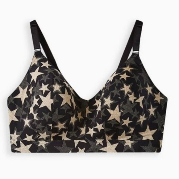 torrid Other - Torrid Wire-Free Lightly Lined Stars Print  Bra